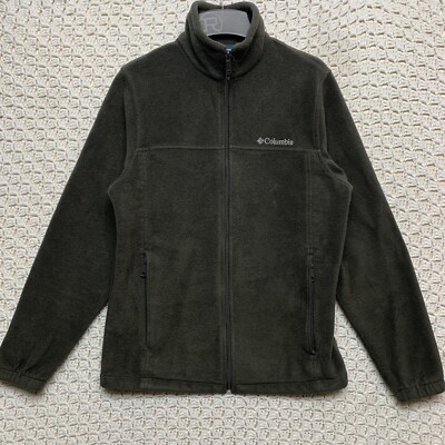 Columbia Sportswear Jacket Men Small Dark Gray Mount Grant Fleece