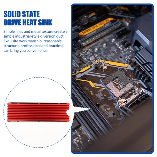 SSD Kühlkörper Kupfer Kühlkörper Kupfer Kühler Fin State Drive Kühlkörper - Afbeelding 8 van 12