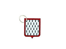 Keychain keyring embroidered embroidery patch flag crest emblem france limousin