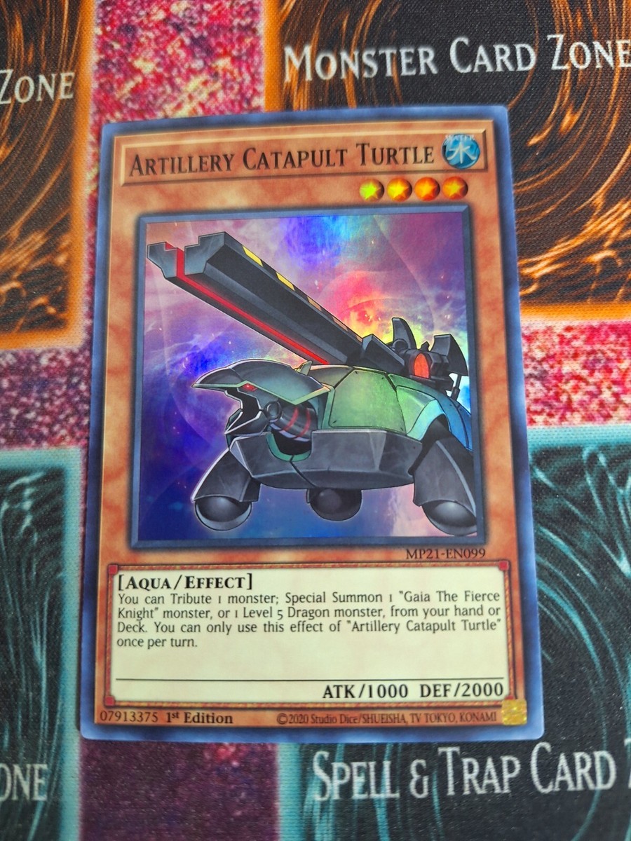Yu-Gi-Oh! Artillery Catapult Turtle MP21-EN099 Super Rare 1st