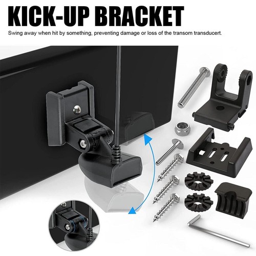 For Humminbird MXH XNT Transom Transducer Mount Hardware Hdwe Bracket 740093-1 - Picture 3 of 13