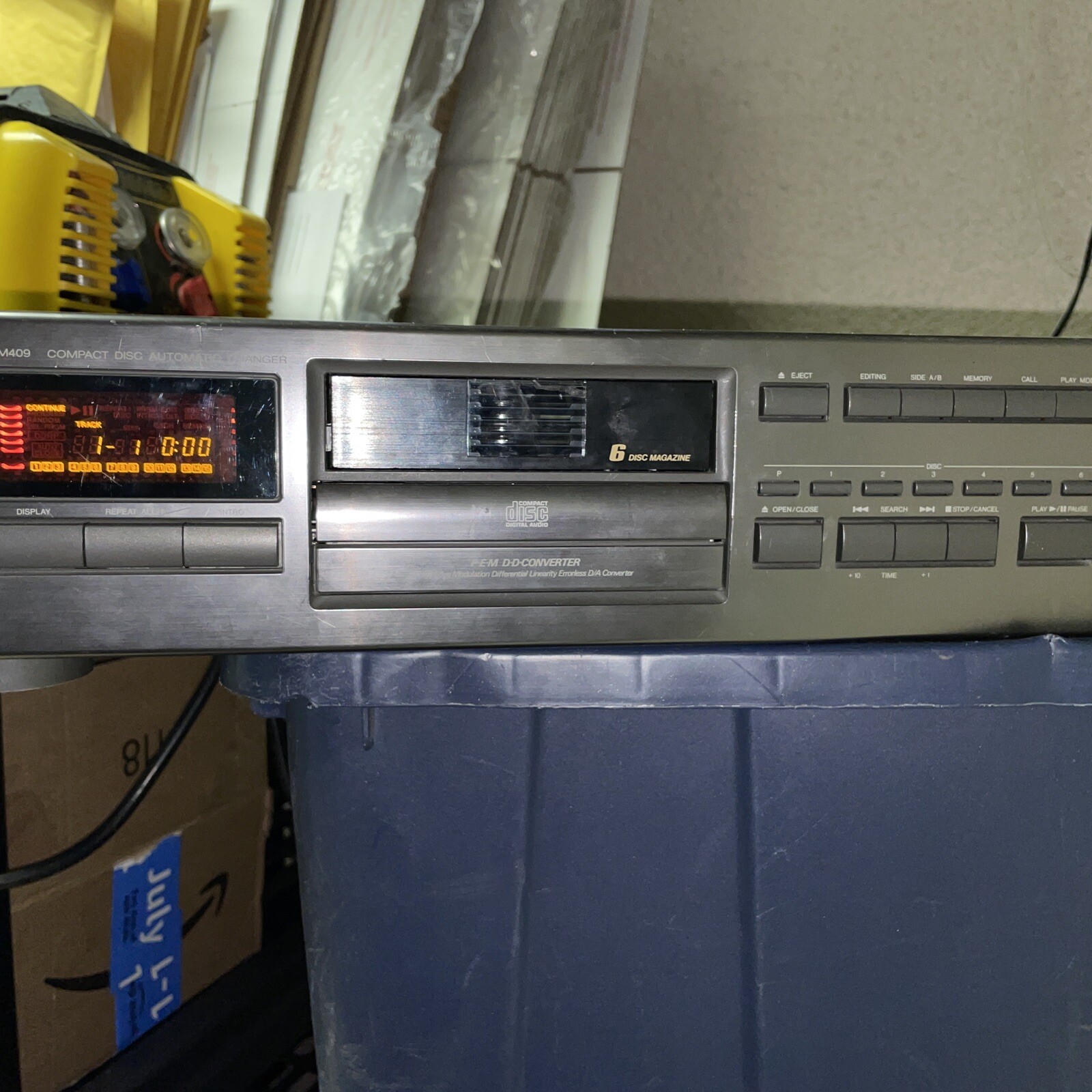 JVC XL-M409 6 TESTED WORKING Disc CD Magazine, Plus 1 CD Player 