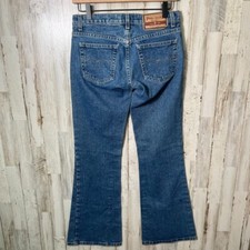Vintage 90s Y2K Paris Blues Low Rise Wide Leg Flare Jeans USA Womens Size 3