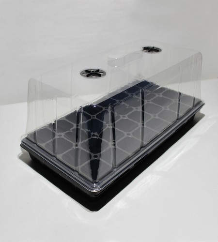 XXL Zimmergewächshaus, Anzuchthaus, Treibhaus, Anzuchtschale mit Deckel - Bild 1 von 9