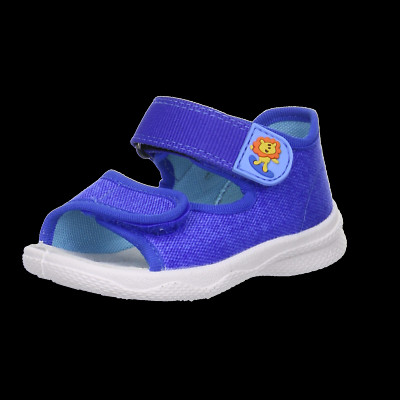 Superfit Polly Kinder Hausschuhe Sandalen Löwe Bluet, SONDERPREIS, Gr 18   21