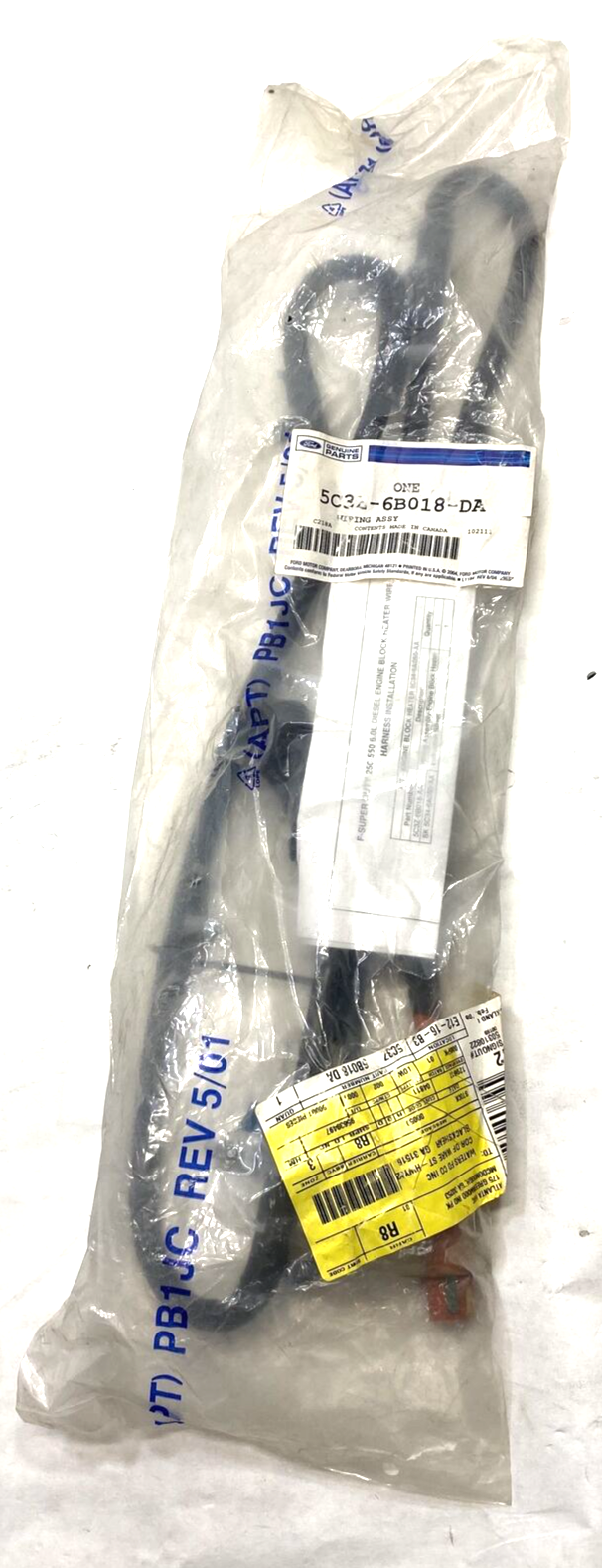 New OEM Ford 6.0L Diesel Genuine Block Heater Wiring 2005-07 5C3Z-6B018-DA  | eBay