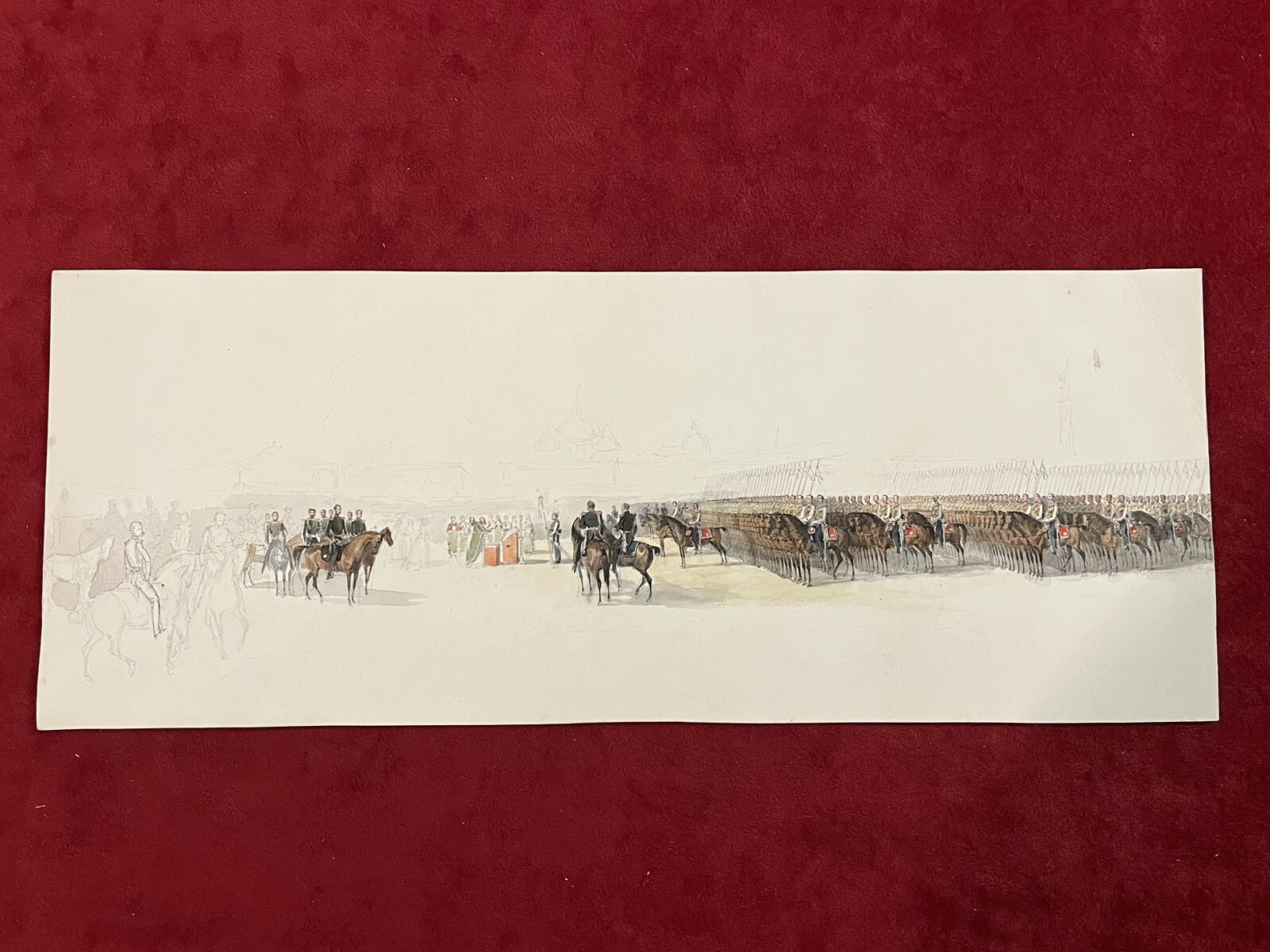 Antique drawing, unfinished, Similar To Sam Henry  Alken’s Work  Unkown Artist