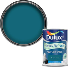 Simply Refresh Feature Wall Matt Emulsion Paint - Teal Tension - 1.25L, 5569246