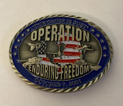 Operation Enduring Freedom October 7th 2001 Challenge Coin R7