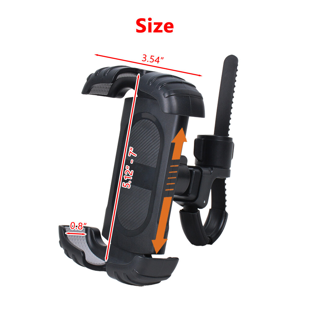 Bike Motorcycle Cell Phone Mount Bicycle Scooter Handlebar Holder for iPhone