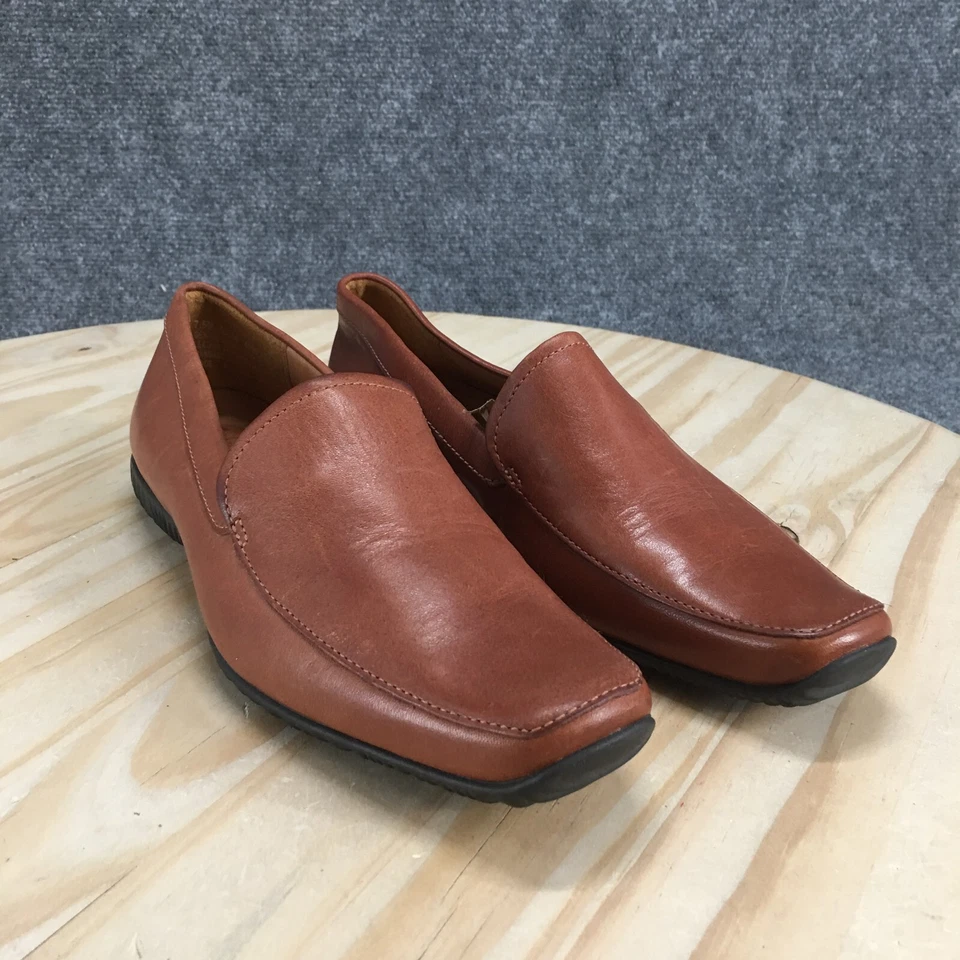 Timberland туфли женщин 7,5 коричневый поскользнуться на мокасинах плоскостях вкратце квадратный носок 53394 - Изображение 3 из 4