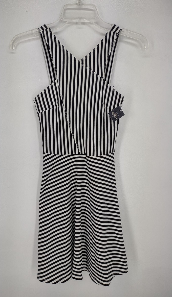 hollister black and white dress Hollister black and white gingham mini dress