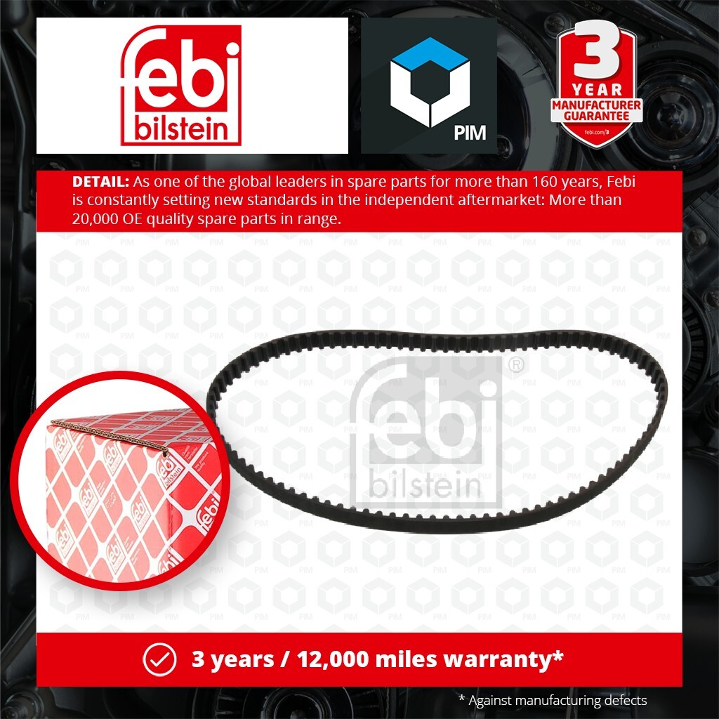 Timing Belt fits RENAULT MEGANE JA0E, Mk1 1.4 96 to 99 7700736969 Febi Quality