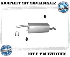 Endschalldämpfer Ford Fusion 1.4 TDCi Auspuff Endtopf + Montagesatz