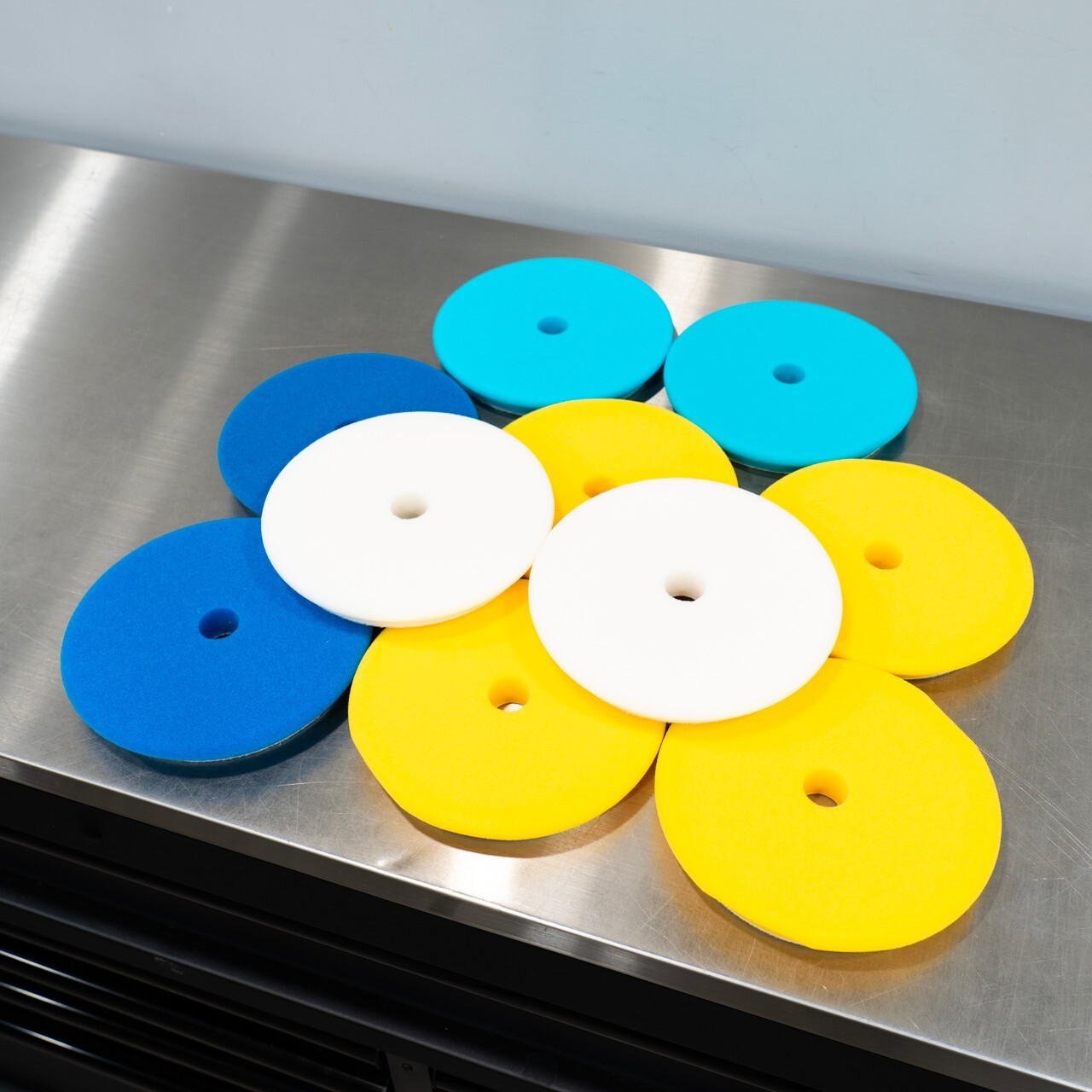 Rupes 6" Foam Pad Kit | 10 DA Foam Pads for 6" Backing Plate | The Clean Garage