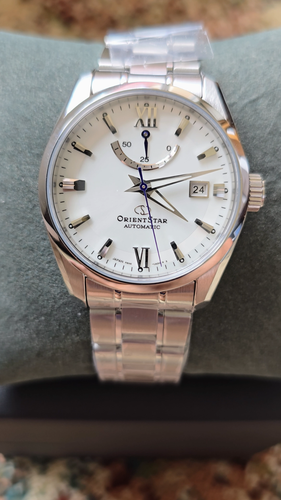 Orient Star Sapphire Crystal Men's Watch Automatic Silver Dial RK-AU0006S - Video 1 of 1
