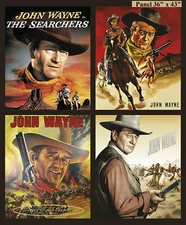 RILEY BLAKE "JOHN WAYNE" PPD11380-PANEL WESTERN MOVIE COWBOY FABRIC 36"X43"