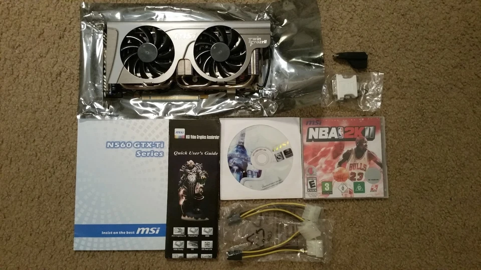 MSI Geforce 560 GTX TI Twin Forzr 2gb - Image 2 of 3