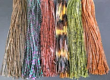 RUBBER SILICONE LEGS - Fly Tying Materials - 6 COLORS - Sili Legs - NEW