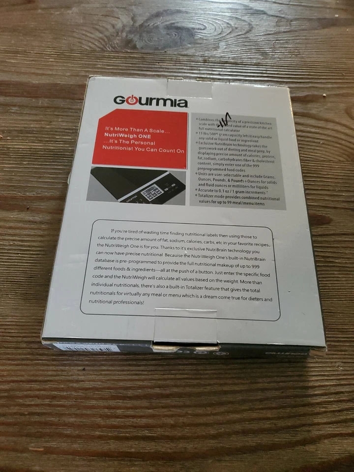 Gourmia Nutrition Scale GKS9110 - Image 2 of 4