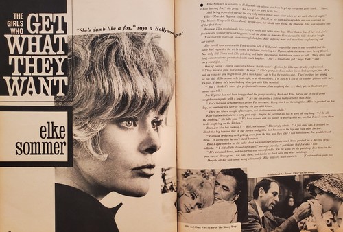 PHOTOPLAY AUG 1965 BOND, PALUZZI, BESWICK, ANN-MARGRET, ELKE SOMMER, GARY CONWAY - Picture 7 of 15