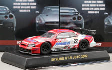 Kyosho 1/64 Skyline & GT-R Collection Nissan GT-R R34 Xanavi 2002 JGTC No.22
