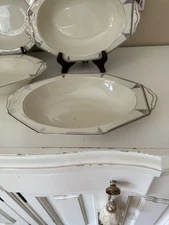 Community China Deauville Vegetable Bowl 11.5” Bavaria Germany Art Deco