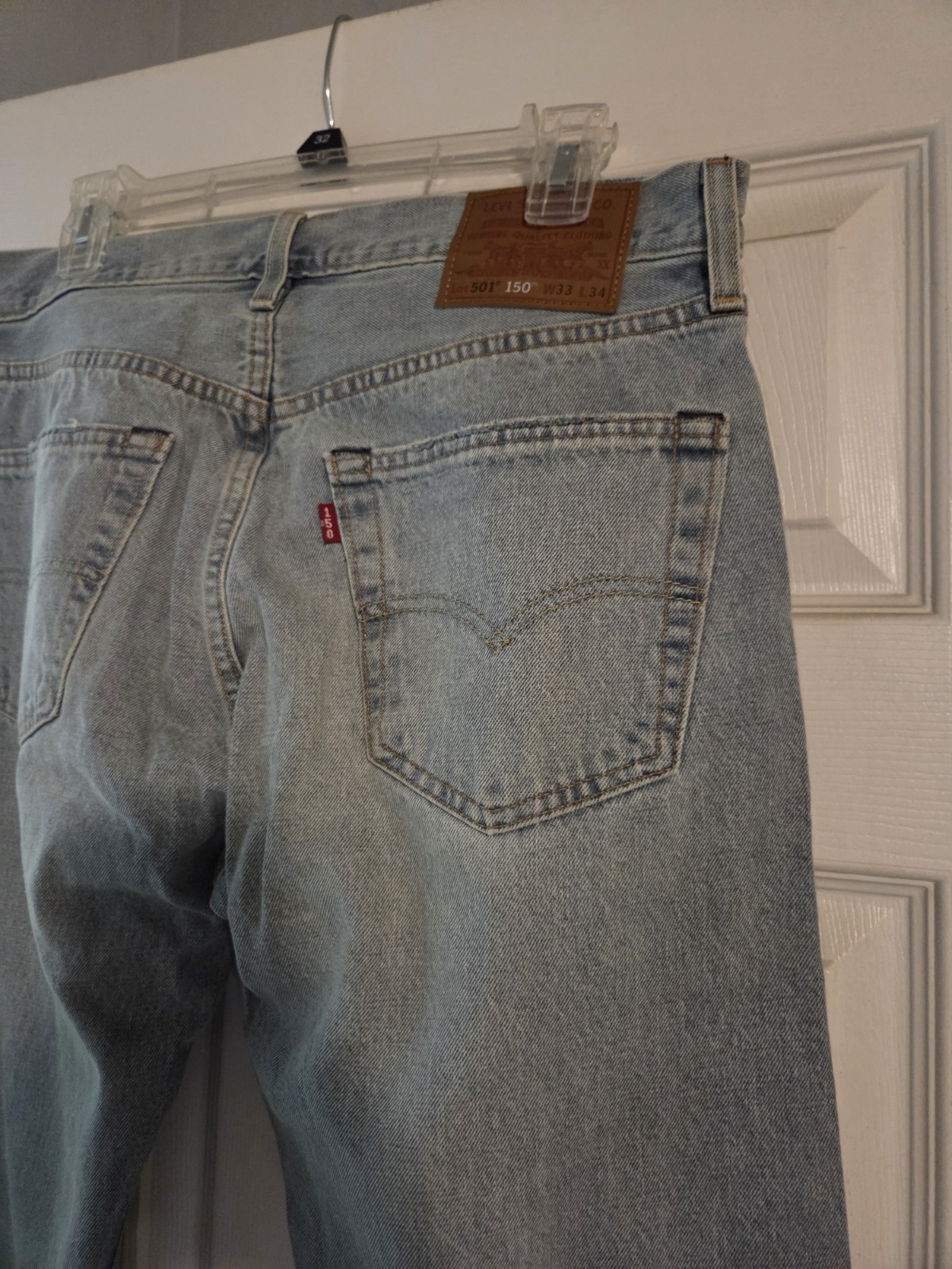 LEVI'S 501 Button Fly Patch 150th Anniversary Dis… - image 8