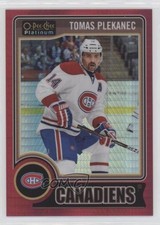 2014-15 O-Pee-Chee Platinum Red Prism 112/135 Tomas Plekanec #56 0d7y