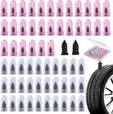 60 Pcs Tire Repair Screws, Tire Repair Rubber Nail, Screw in Tire Plugs,Quick