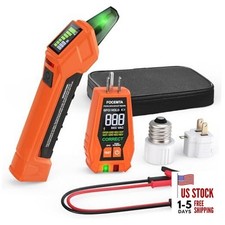 Circuit Breaker Finder Kit with GFCI Outlet Tester for 90-135V AC Orange