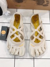 Vibram FiveFingers Women's Strappy Barefoot Gym Sneaker - Cream