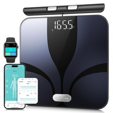 Posture waga do tkanki tłuszczowej cyfrowa 8 elektrod BMI 28 wartości pomiarowych Bluetooth LED