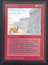 MTG International Collector's Edition - Wall of Stone - Mint - Never Played