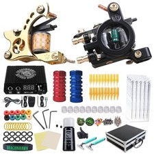 Pro Tattoo Kit with 2 Machines  Inks