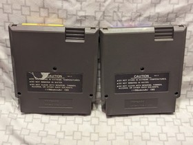 TETRIS y DR. MARIO -- NES Nintendo 2 Juegos Puzzle Originales Funcionando PROBADO Lote