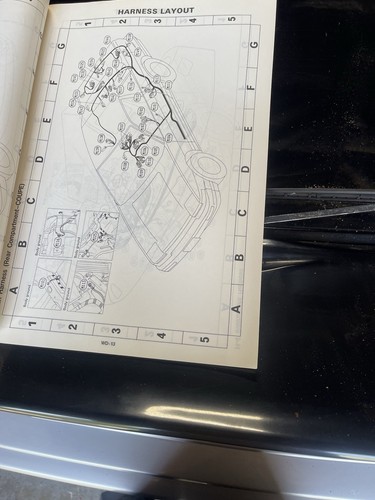 Factory wiring manual for 1989 Nissan 240 SX Fast Back And Coupe LE/SE - Picture 9 of 11