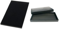 Foam Insert 144 Ring Slot  Black Jewelry Display Case Removable Magnetic Lid 