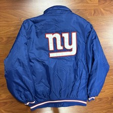 Vintage Reebok New York Giants Puffer Jacket: Large