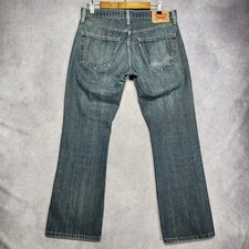 Jeans uomo Levis 527 slim bootcut dal 33 al 34x30 blu denim lavaggio medio cotone
