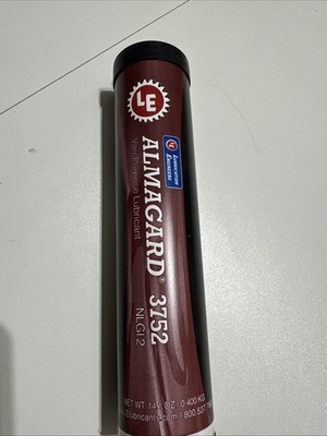 Lubrication Engineers 3752  Almagard Industrial vari-purpose Grease, 14.1 oz red
