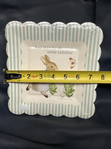 PETER RABBIT - Beatrix Potter - Frederick Warne & Co - 2 set 12 piatti - nuovi - Foto 8 di 9