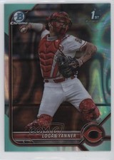 2022 Bowman Draft Chrome Aqua Lava Refractor 115/199 Logan Tanner #BDC-55 bc8