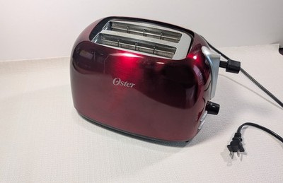 Oster-2 Slice Toaster Model-TSSTRRJB22 Candy Apple Red, Very Good Condition