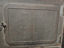 Antique "The Swartzbaugh Mfg Co" "Conservo" 2 Door Canning Steamer Copper Bottom
