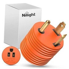 30 Amp to 15 Amp RV Power Adapter TT-30P to 5-15R  110 Volt Heavy Duty RV