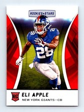 #182 2016 Panini Rookies & Stars  Eli Apple RC Giants