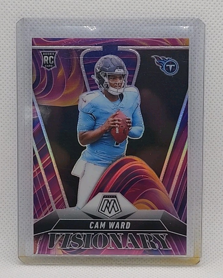 Cam Ward 2025 Panini Mosaic Visionary Case Hit! SSP! RC