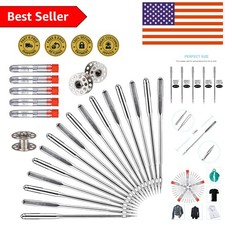 Sewing Essential: 50 PCS High-Strength Steel Needles Set for All Your Projects