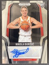 Nikola Durisic 2024-25 Panini Prizm Black Rookie Signatures Auto RC #RS-DUR -h7
